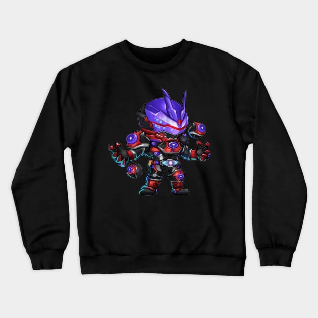 kamen rider Crewneck Sweatshirt by mprokolo corgi